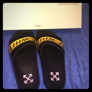 Off white slides